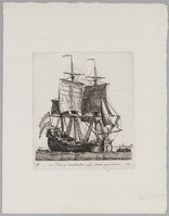 KG 08854
<br/>
een Kat of houthaalder zyn Anker opwindende
<br/>
<em>Groenewegen, Gerrit (1754-1826)</em>